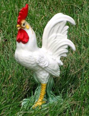 Coq Vintage Chicken Boy Porn - Vintage Napco Rooster Figurine