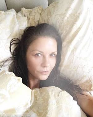 natural nude hippie girl - Natural beauty: Catherine Zeta-Jones, 47, showed that she is just as