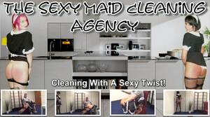 maids spank bare ass - The Sexy Maid Cleaning Agency