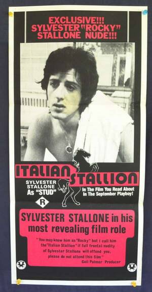 Italian Stallion Porn Star - All About Movies - Italian Stallion Poster Original Daybill Rare 1970  Sylvester Stallone Rocky