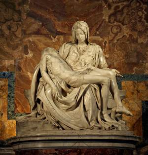 Crucifix Catholic Schoolgirl Porn - Michelangelo's PietÃ  in St. Peter's Basilica, The Catholic Church was among  the patronages of the Renaissance.