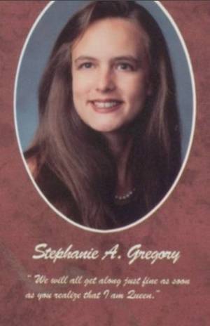 Dark Middle School Porn - A 1997 photo of Ms. Clifford, then Stephanie Gregory, taken from her high  school yearbook.