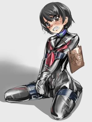 Erection Crossdressers Trap Porn - original maimai11 fumi11gou sketch bdsm black hair bodysuit bondage brown  hair crossdressing erection erection under clothes