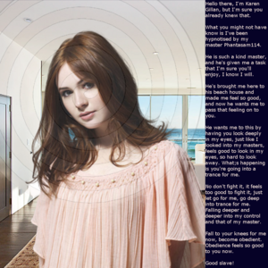 Karen Gillan Porn Caption - Karen Gillan Hypnotises You by Phantasam114 on DeviantArt