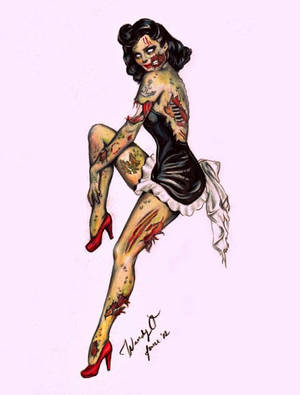 Alternative Pin Up Girls Porn - Tattoo inspiration - Pin up zombie girl