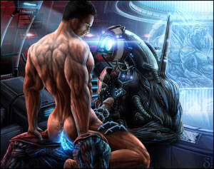 Alien Male Gay Porn - Rule 34 - 2boys alien anal commander shepard cyborg delta2094 gay geth  human interspecies legion machine male mass effect mechanical robot sex  straddling yaoi | 958417