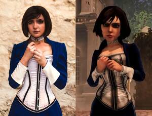 Bioshock Infinite Cosplay Porn - My Elizabeth cosplay vs character - Bioshock Infinite : r/gaming