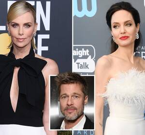 Angelina Jolie Monster Porn - How Brad Pitt's new lover Charlize Theron has an eerily similar life to his  ex Angelina Jolie | The Irish Sun