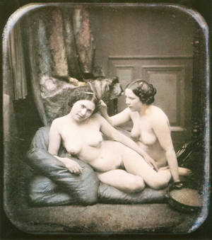 colored vintage nudes - Hand-Painted Daguerrotypes From The 1850s Capture The Color Of Nudity