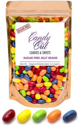 Hard Candy Girls Porn - Sugar Free Sours Jelly Beans 1 Pound - Sugar Free Candy in CandyOut Sealed  Stand Up