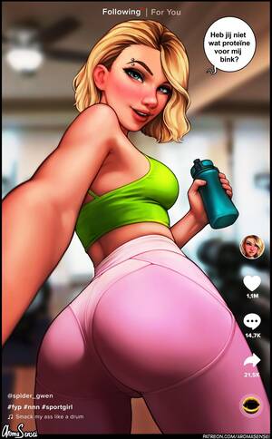 Fit Cartoon Porn - Gwen at the Fitness Â» Porn Comics Galleries