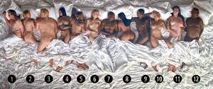 famous pop stars nude - 13 Naked Celebrities in Kanye's 'Famous' Video - Guide to Kanye Famous Video