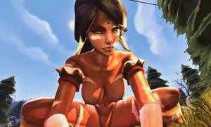 Nidalee - ... Nidalee Takes You In The Valley DarkDreams vr porn video cgi girl  vrporn.com virtual