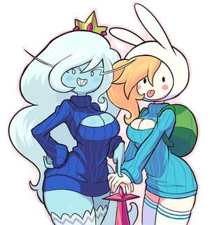 Ice Queen And Fiona Porn - ... hood backpack bag bangs blonde hair blue skin blush stickers breasts  cleavage cutout crown fionna gashi-gashi genderswap grin hand on hip hood ice  queen ...