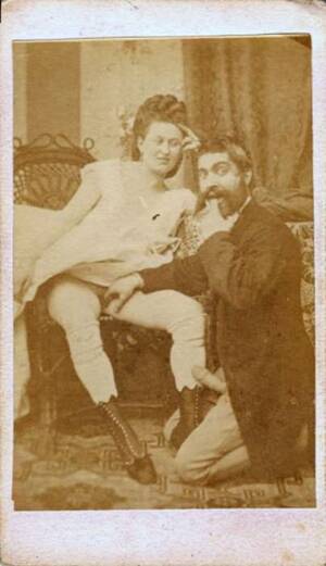 1860s Vintage Porn - Historical Indulgences â€” ca. 1860's, [silly, pornographic carte de visite...