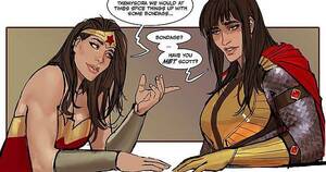 Iggy Azalea Bondage Porn - Wonder Woman chatting with Big Barda (art by Stjepan Sejic) :  r/TwoBestFriendsPlay