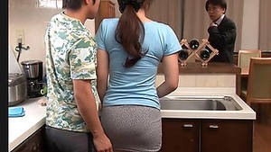 hot wife in kitchen - Chiori Taken In The Kitchen