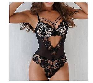 No Underwear - Ladies Teddies Embroidery Sexy Lingerie See Through Bodysuit Women's  Underwear Plus Size Erotic Lingerie Porn Female | Fruugo NO