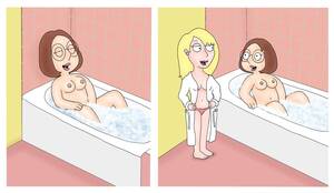 Family Guy Connie Porn - Rule 34 - bathroom bathtub blonde hair breasts brown hair connie d'amico family  guy glasses masturbation meg griffin nude panties robe thong yuri | 3880914