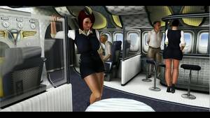 Furry Airplane Porn Stewardess - Stewardess ep 2 - XVIDEOS.COM