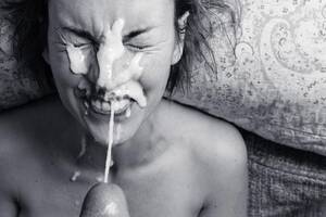 artistic facial cumshot - Artistic Of Cum On Her Face