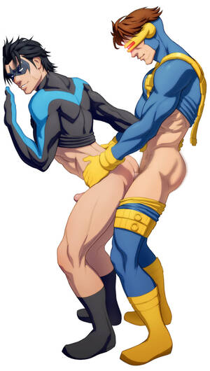 Gay Cyclops Porn - Cyclops And Nightwing Gay Superhero Porn | Gay Fetish XXX