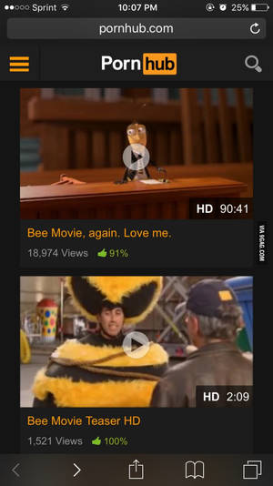 Bee Movie Porn Fap - In case you wanted to know, the bee movie (and Shrek) is on Pornhub, not my  proudest fap - 9GAG