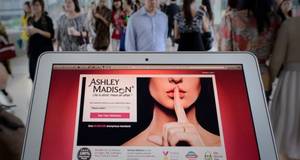 Ashley Madison Swinger Porn - The Ashley Madison website that allowed married members to share their  secret sexual fantasies. Photograph