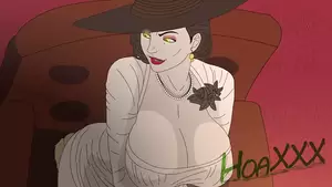 bbw facesitting cartoon - Resident Evil Village - Lady D Facesitting Cartoon | xHamster