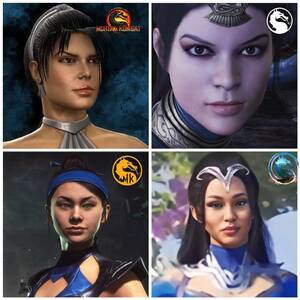 Mortal Kombat Girls Porn Pregnant - Evolution of Kitana's face in NRS Mk games. : r/MortalKombat