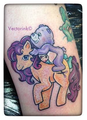 Care Bears Porn Captions - care bears & my little pony tattoo.