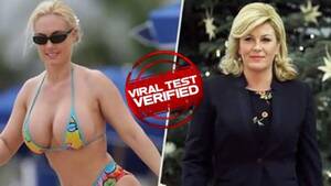 croatia nudist lifestyle - Viral Test: 'Croatian president in bikini' setting internet on fire