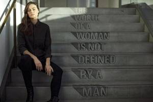 Boston Bombshell - New York, New York - 1/24/2018 -Model Myla Dalbesio talks