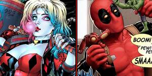 Deadpool And Harley Quinn Cartoon Porn - Harley Quinn vs Deadpool: Which do you prefer? (Or, if you're not a fan,  who do you find less annoying?) : r/comicbooks