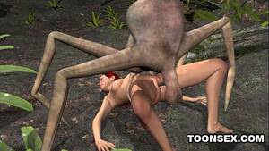 Alien Spider Sex - 3D Redhead Getting Fucked by an Alien Spider - XNXX.COM