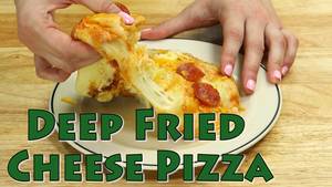 Cheese Porn - Deep Fryer Recipes: Deep Fried Cheese Pizza | Food Porn