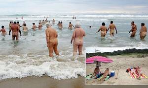 exotic naked beach - South Africa's first official nudist beach Mpenjati sees hundreds journey |  Daily Mail Online