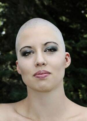 bald woman - Kinky Bald Women | BDSM Fetish