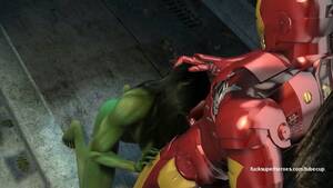 Iron Man Cartoon Porn - 