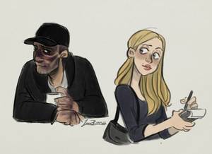 Karen Page Star - Karen Page. Glad people are adding some fan art for these two.