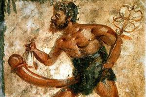 Greek Sex 1600 Bc - pompeii_priapus_as_mercury1