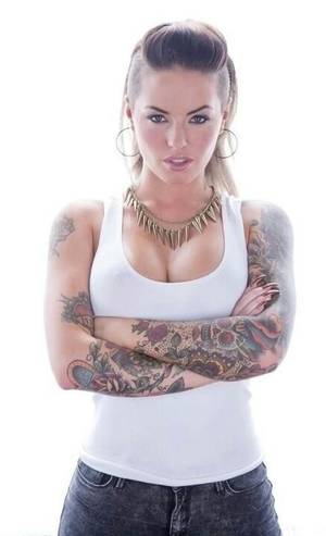 Bad Porn Star Tattoos - Tattooed models