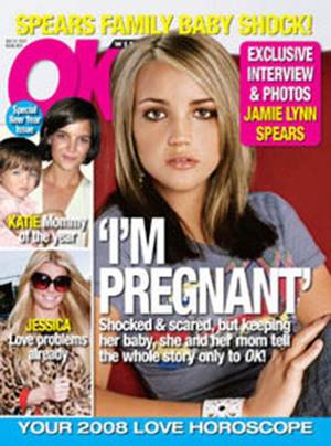 Lynn Spears Zoey 101 Porn - Jamie gave an exclusive interview to OK magazine about her pregnancy  (Image: OK! Magazine)