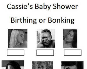 Birthing Male Porn - Baby Shower Game - Birthing or Bonking