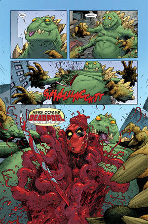 Deadpool And Godzilla Porn - First Look at DEADPOOL #1 - Comic Book Preview - Comic Vine