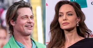 eva angelina solo - Brad Pitt Flashes Peace Sign After Angelina Jolie's Injury Photos Leak