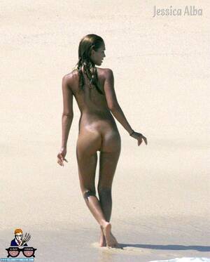 jessica alba topless at beach - Jessica Alba Ass Beach Nudes Celebrity Fakes U 11040 | Hot Sex Picture