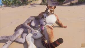 Cute Anthro Wolf Porn - Wild Life / Furry Wolf Girl With Furry Tiger - FAPCAT