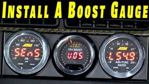 Gauge Oil Porn - How To Install A Boost Gauge On Any Car