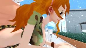 nami cartoon porn - Waifu 360 - #073 Nami Public Doggy CGI Girl HotVR vr porn video vrporn.